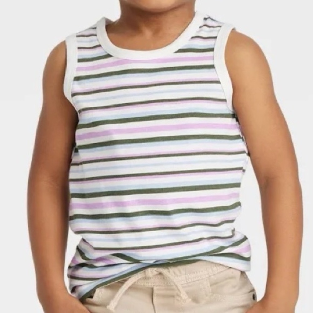 Cat and Jack Striped Tank Top